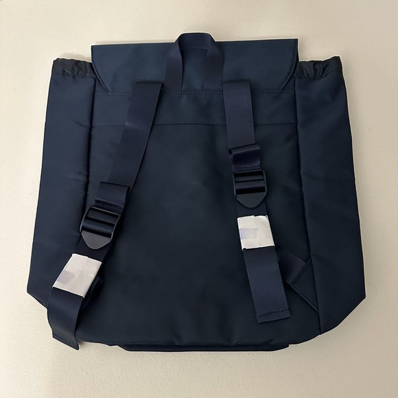 NEW JEAN PAUL GAULTIER Weekend Polyester Drawstring Backpack Bag in Navy